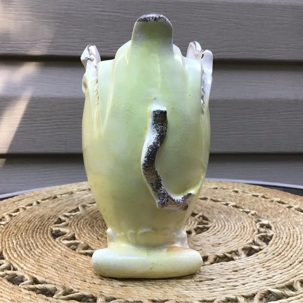 Vintage Floral Ceramic Vase, 40’s or 50’s, possibly McCoy